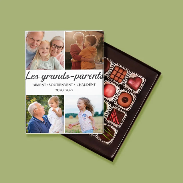 Collage Photo: Chers Grands-Parents ! - Pralines