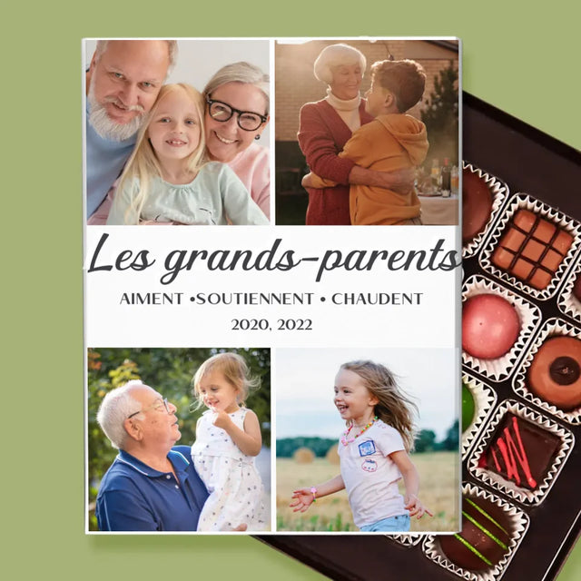 Collage Photo: Chers Grands-Parents ! - Pralines