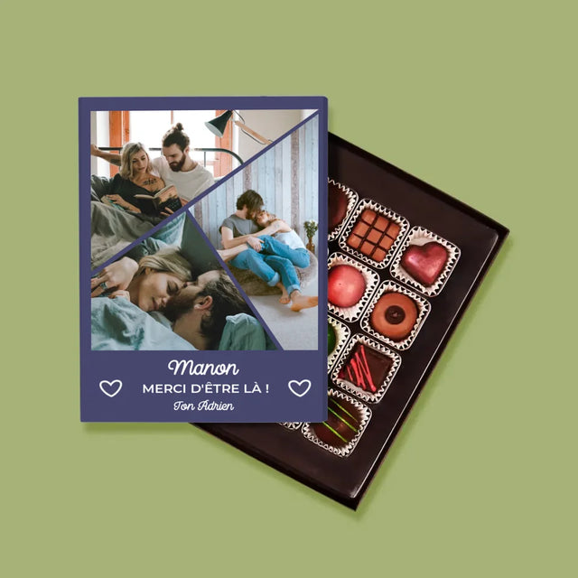 Collage Photo: Merci D'Être Là ! - Pralines