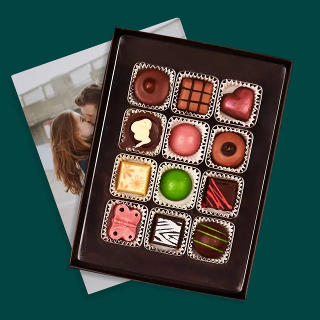 Collage Photo: Initiales Coeur - Pralines