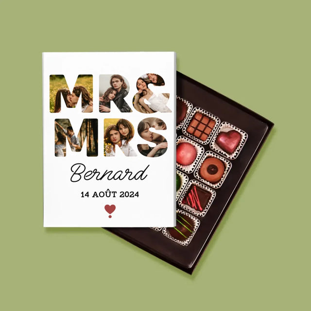 Collage Photo De Lettre: Mr&Mrs - Pralines