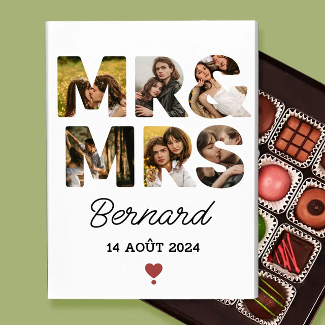 Collage Photo De Lettre: Mr&Mrs - Pralines