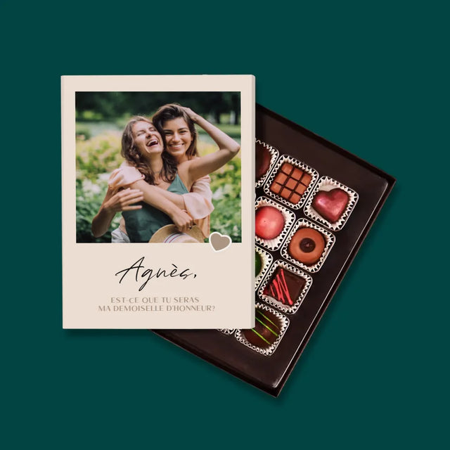 Photo Et Texte: Sois Ma Demoiselle D'Honneur - Pralines