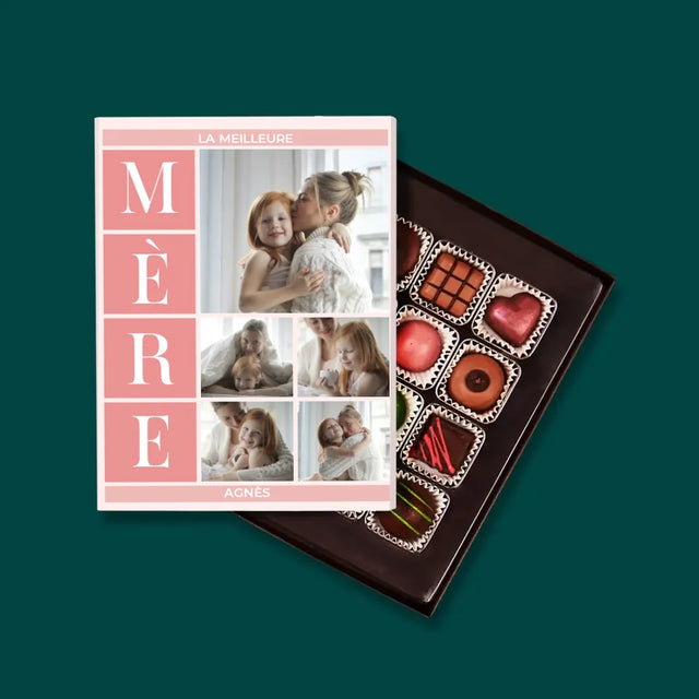 Collage Photo: Meilleure Maman, Collage - Pralines