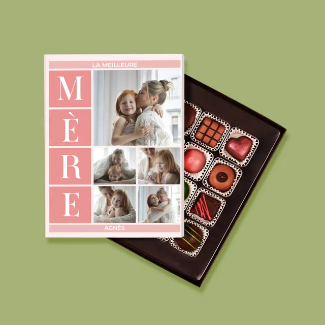 Collage Photo: Meilleure Maman, Collage - Pralines