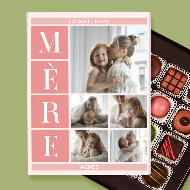 Collage Photo: Meilleure Maman, Collage - Pralines