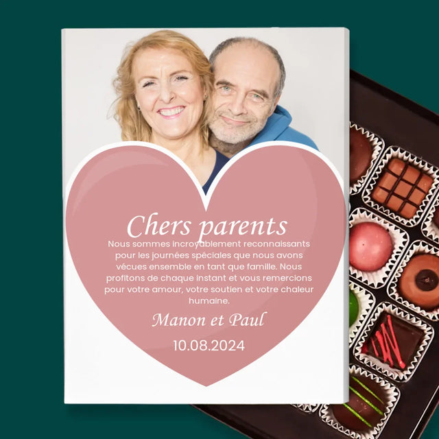 Photo Et Texte: Chers Parents - Pralines