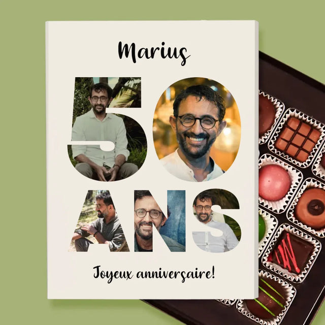 Collage Photo De Lettre: 50 Ans De Tes Photos - Pralines