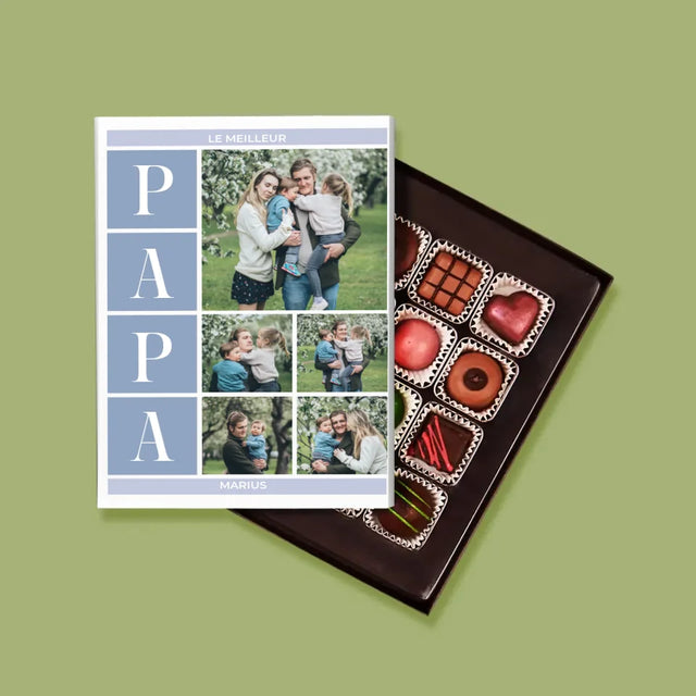 Collage Photo: Meilleur Collage De Papa - Pralines