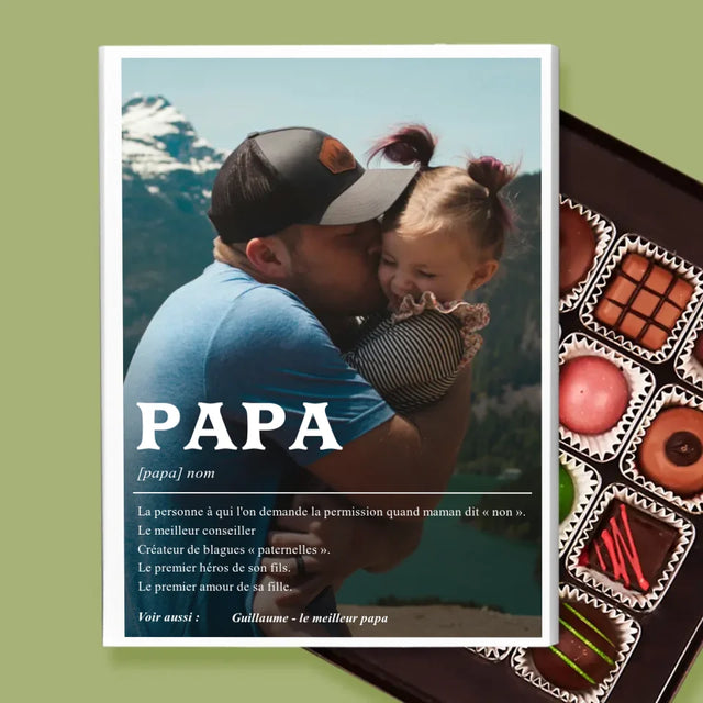 Photo Et Texte: Papa La Définition - Pralines