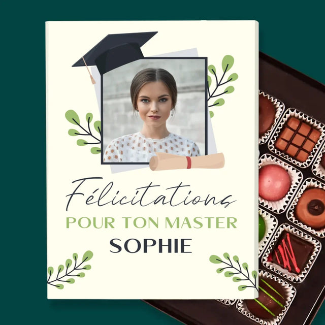 Photo Et Texte: Félicitations Pour Le Master - Pralines
