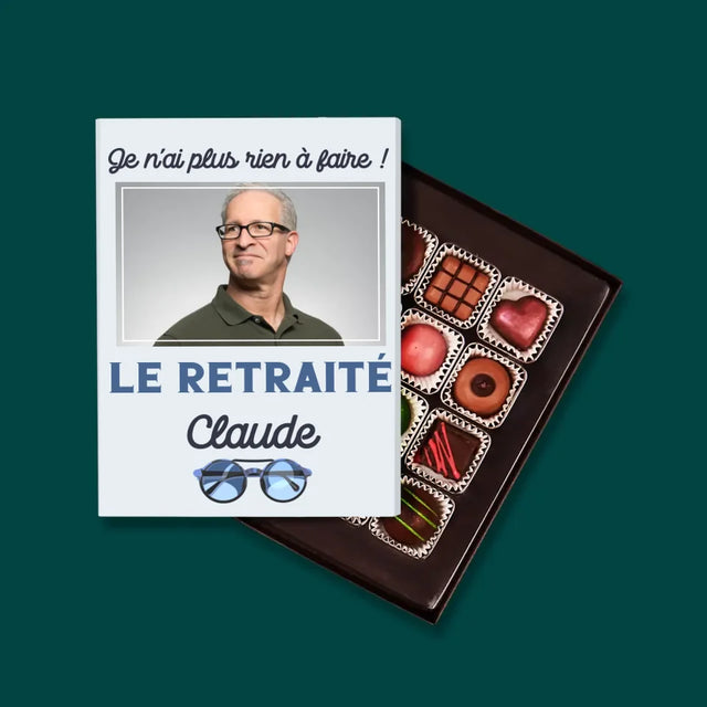 Photo Et Texte: Je N'Ai Rien À Faire ! Retraité - Pralines