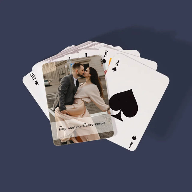 Photo Et Texte: Ta Photo Et Texte - Cartes À Jouer