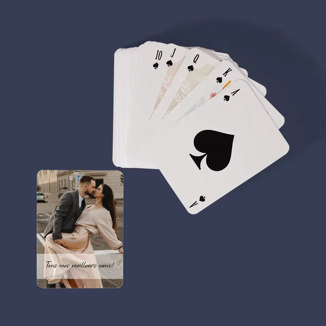 Photo Et Texte: Ta Photo Et Texte - Cartes À Jouer