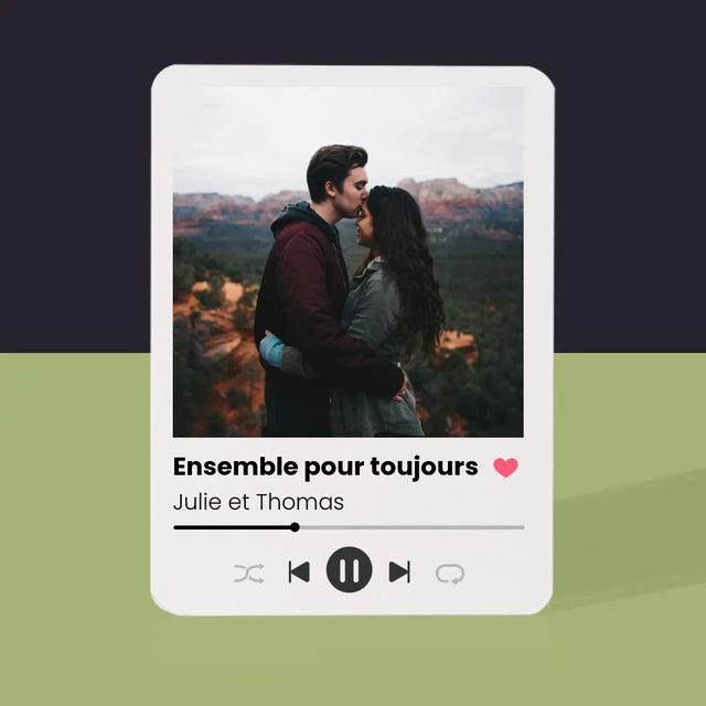 Photo Et Texte: Spotify Avec Ta Photo - Cartes À Jouer