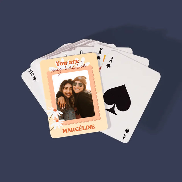Collage Photo: Photo Besties  - Cartes À Jouer