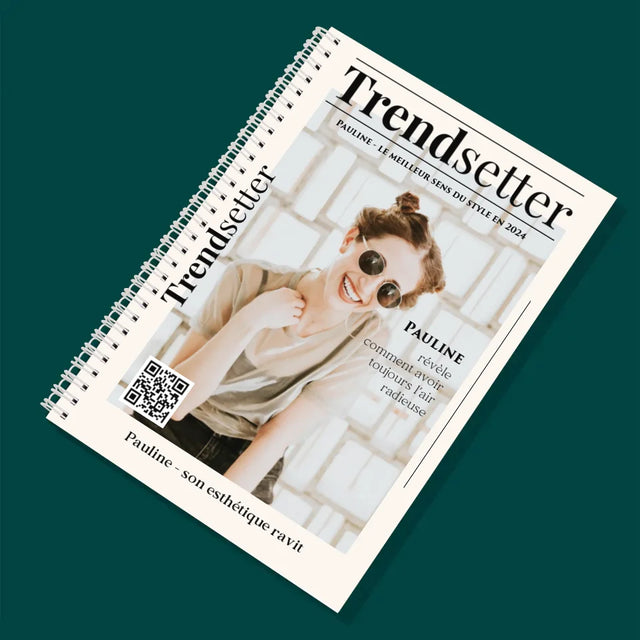 Couverture De Magazine: Trendsetter: Couverture De Magazine - Planificateur À Spirales - Quotidien