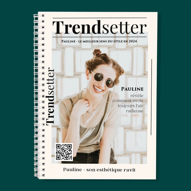 Couverture De Magazine: Trendsetter: Couverture De Magazine - Planificateur À Spirales - Quotidien