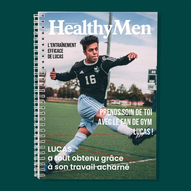 Couverture De Magazine: Healthymen: La Couverture De La Magazine - Planificateur À Spirales - Quotidien