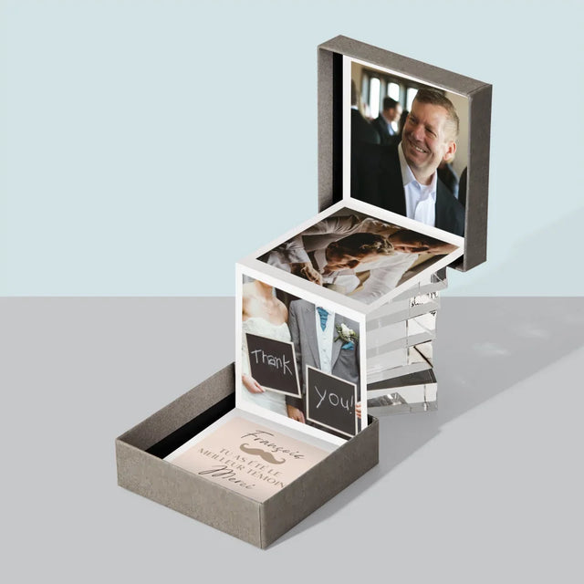 Collage Photo: Merci, Collage De Photos Pour Le Témoin - Ensemble De Photos