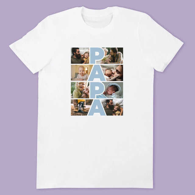 Collage Photo: Maman Et Papa - T-Shirts Pour Couples