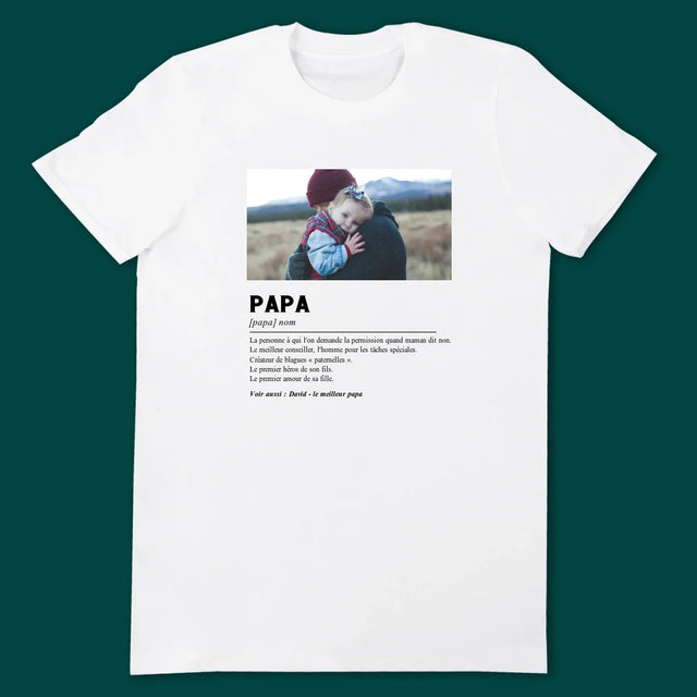 Photo Et Texte: Définition De Maman Et Papa - T-Shirts Pour Couples