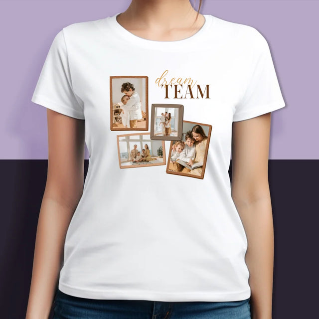 Collage Photo: Dream Team - T-Shirts Pour Couples