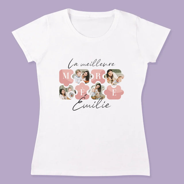 Collage Photo: Casse-Tête Des Parents - T-Shirts Pour Couples