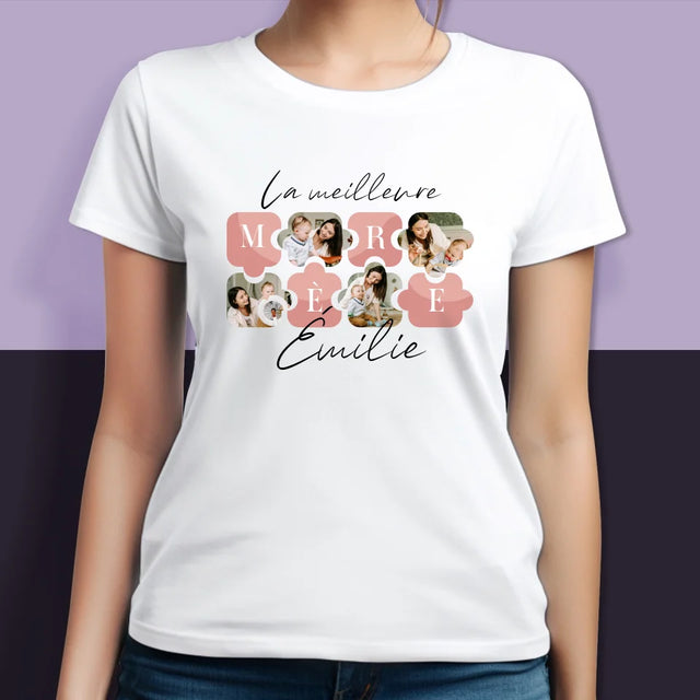 Collage Photo: Casse-Tête Des Parents - T-Shirts Pour Couples