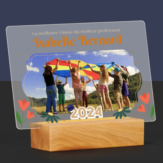 Photo Et Texte: La Meilleure Classe - Impression Sur Verre Acrylique