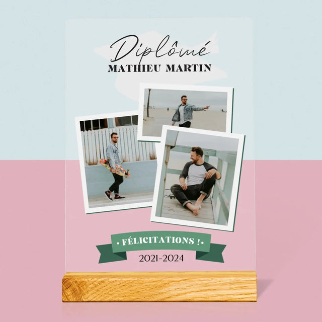 Couverture De Magazine: Diplômé : Couverture De Magazine - Impression Sur Verre Acrylique