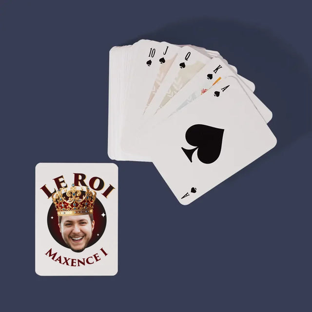 Photo Et Texte: Le Roi - Cartes À Jouer