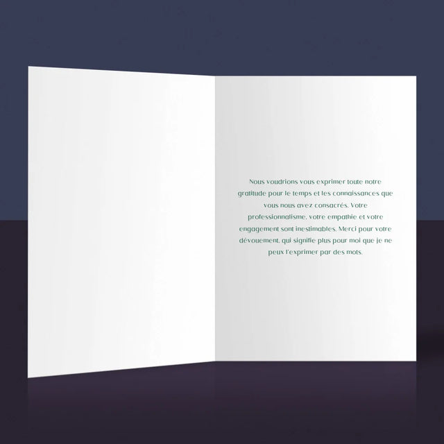 Photo Et Texte: Certificat Du Meilleur Enseignant - Carte De Vœux