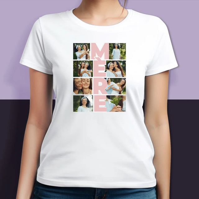 Collage Photo: Maman Et Papa - T-Shirts Pour Couples