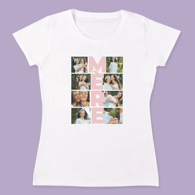 Collage Photo: Maman Et Papa - T-Shirts Pour Couples