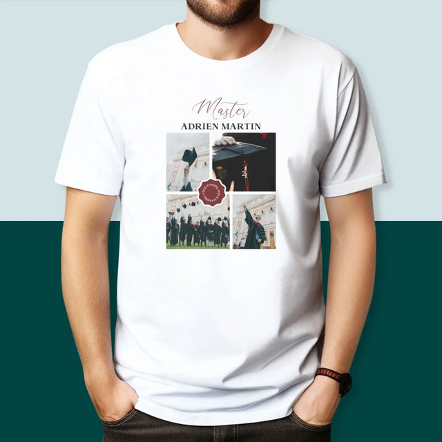 Collage Photo: Master - T-Shirt Pour Hommes