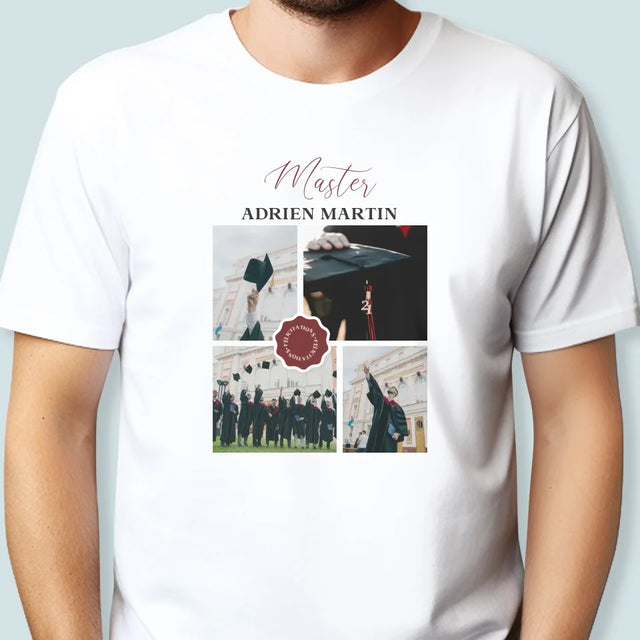 Collage Photo: Master - T-Shirt Pour Hommes