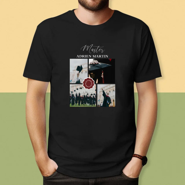 Collage Photo: Master - T-Shirt Pour Hommes