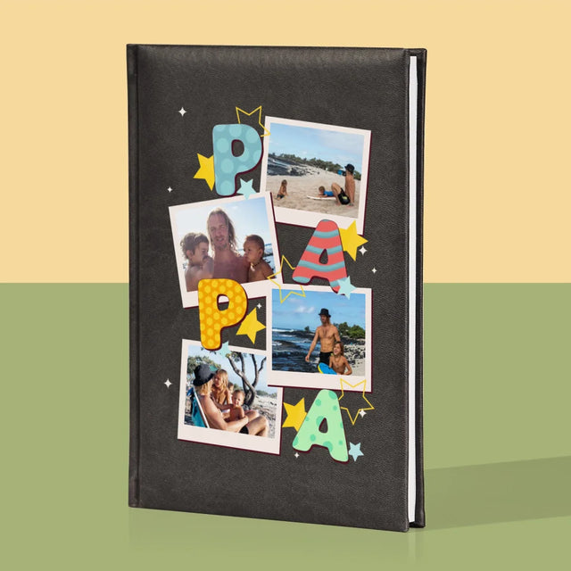 Collage Photo: Lettres Papa - Cahier De Notes