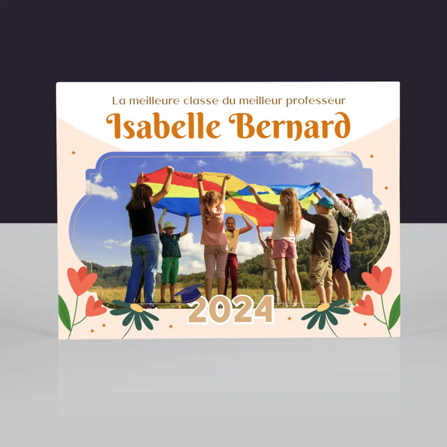 Photo Et Texte: La Meilleure Classe - Bloc Acrylique