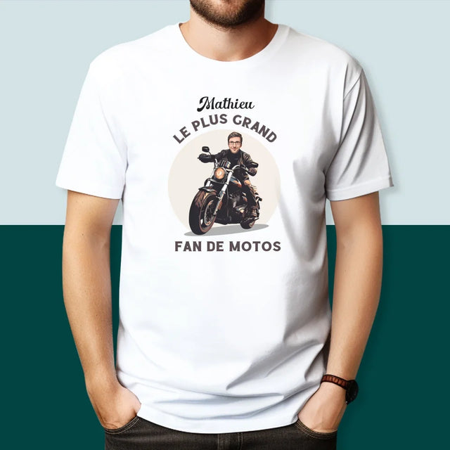 Ton Personnage: Fan De Motos - T-Shirt Pour Hommes