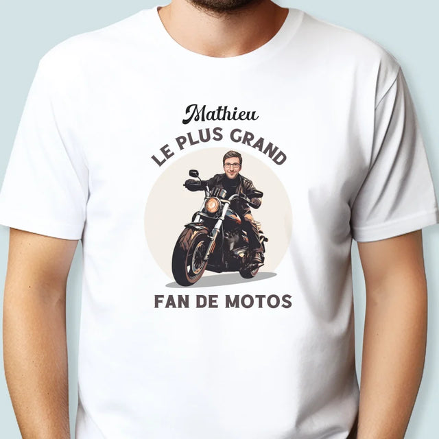 Ton Personnage: Fan De Motos - T-Shirt Pour Hommes