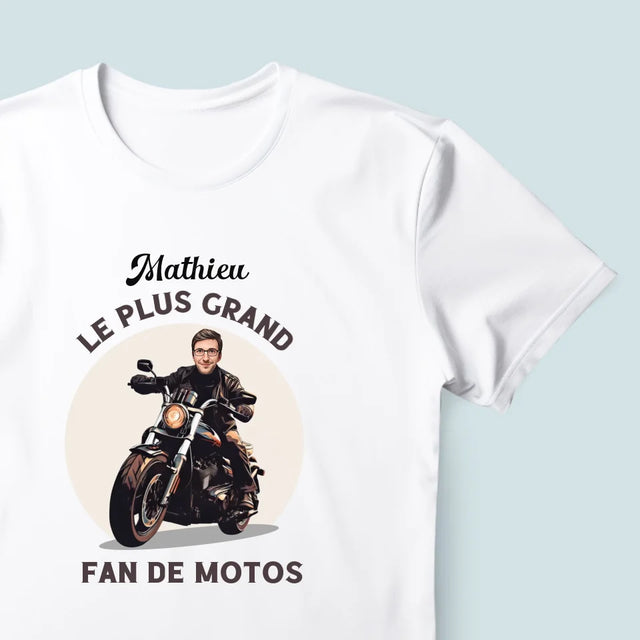 Ton Personnage: Fan De Motos - T-Shirt Pour Hommes