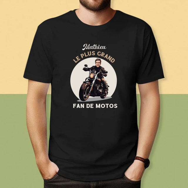 Ton Personnage: Fan De Motos - T-Shirt Pour Hommes