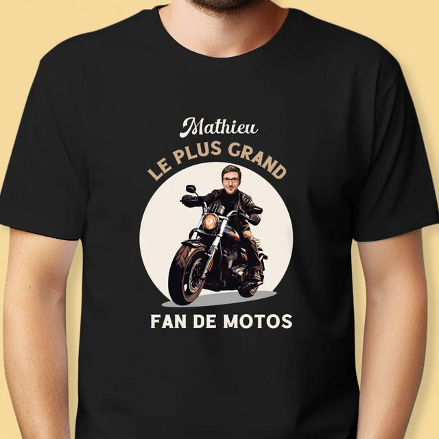 Ton Personnage: Fan De Motos - T-Shirt Pour Hommes