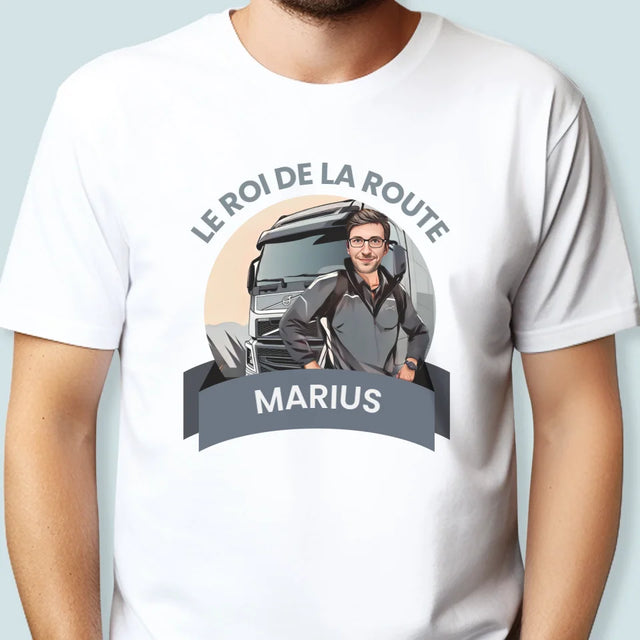 Ton Personnage: Le Roi De La Route - T-Shirt Pour Hommes