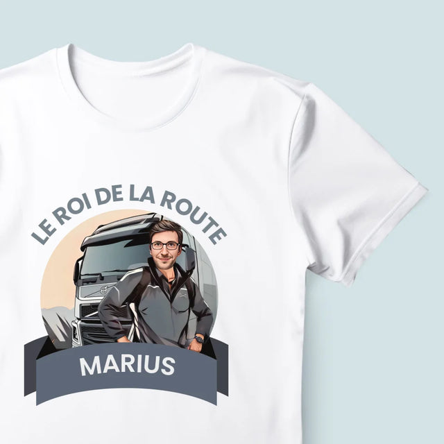 Ton Personnage: Le Roi De La Route - T-Shirt Pour Hommes