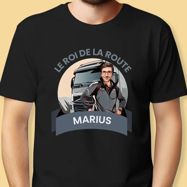 Ton Personnage: Le Roi De La Route - T-Shirt Pour Hommes