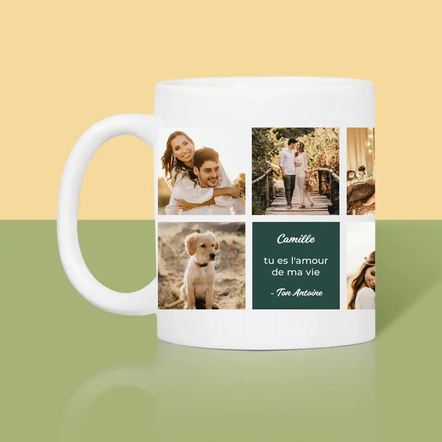 Le Collage Photo: Collage D'Amour - Le Mug