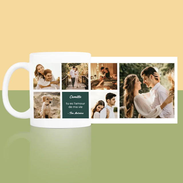 Le Collage Photo: Collage D'Amour - Le Mug